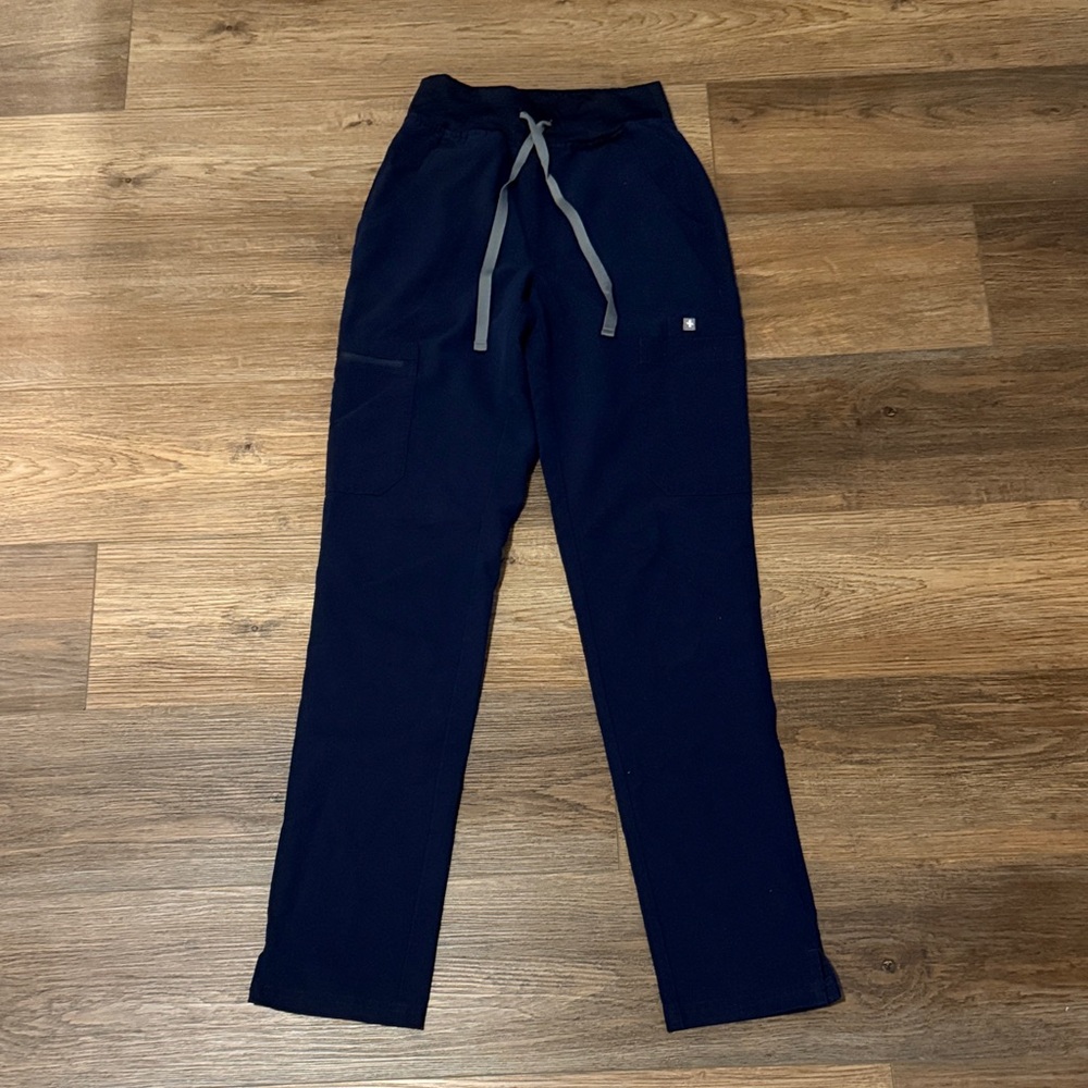 XXS Tall - Figs Navy Yola Scrub Pants